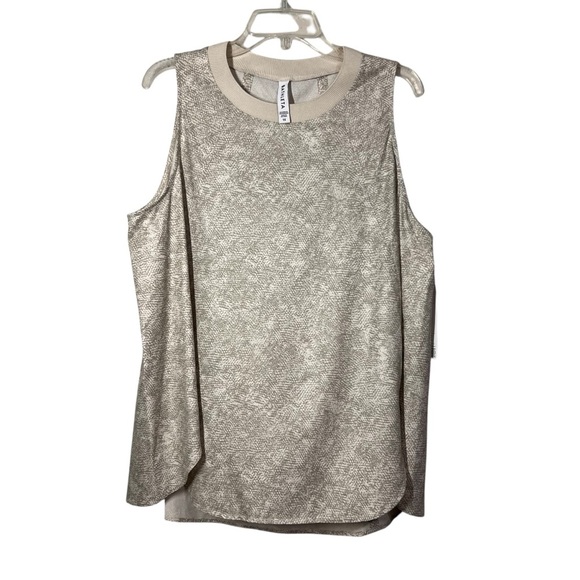ATHLETA Zephyr Shirt Womens 1X Python Tank Top Lightweight NEW Basic Casual - Picture 1 of 12